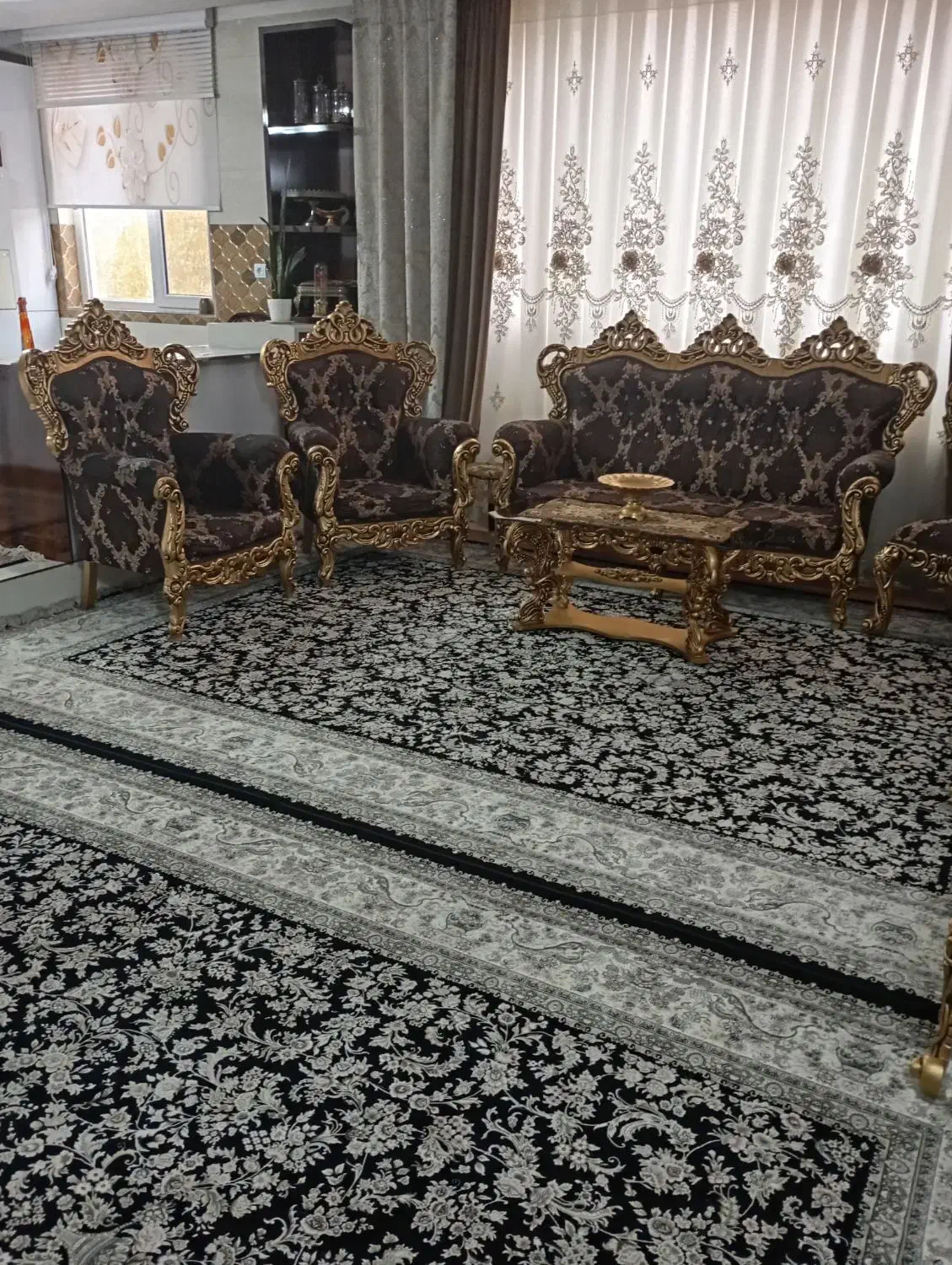 مبل ۹ نفره|مبلمان خانگی و میز عسلی|تاکستان, |دیوار