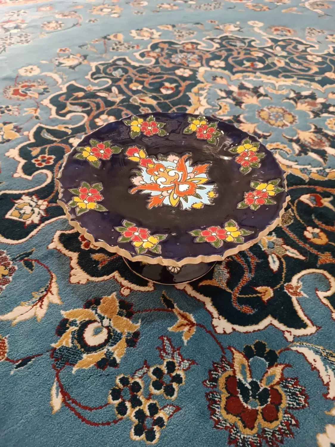 ظرف میناکاری|صنایع دستی و سایر لوازم تزئینی|مسجد سلیمان, |دیوار