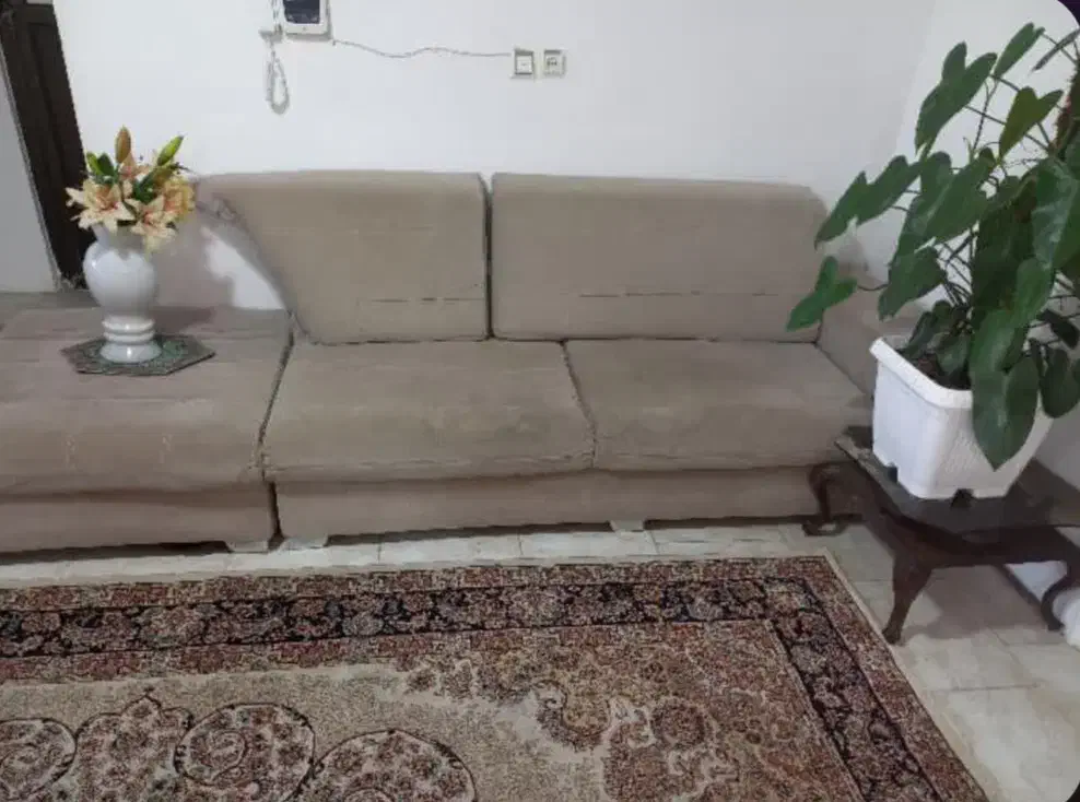 مبل ال ۸نفره تمیز|مبلمان خانگی و میز عسلی|قائمشهر, |دیوار