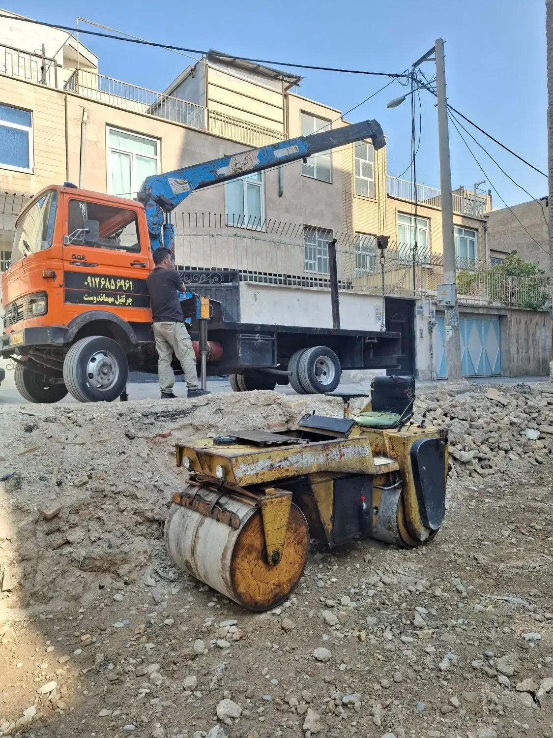 اجاره غلطک ۲۱تنی۱۱تنی ویبره کامل مخصوص زیرسازی|خدمات حمل و نقل|تهران, فتح|دیوار