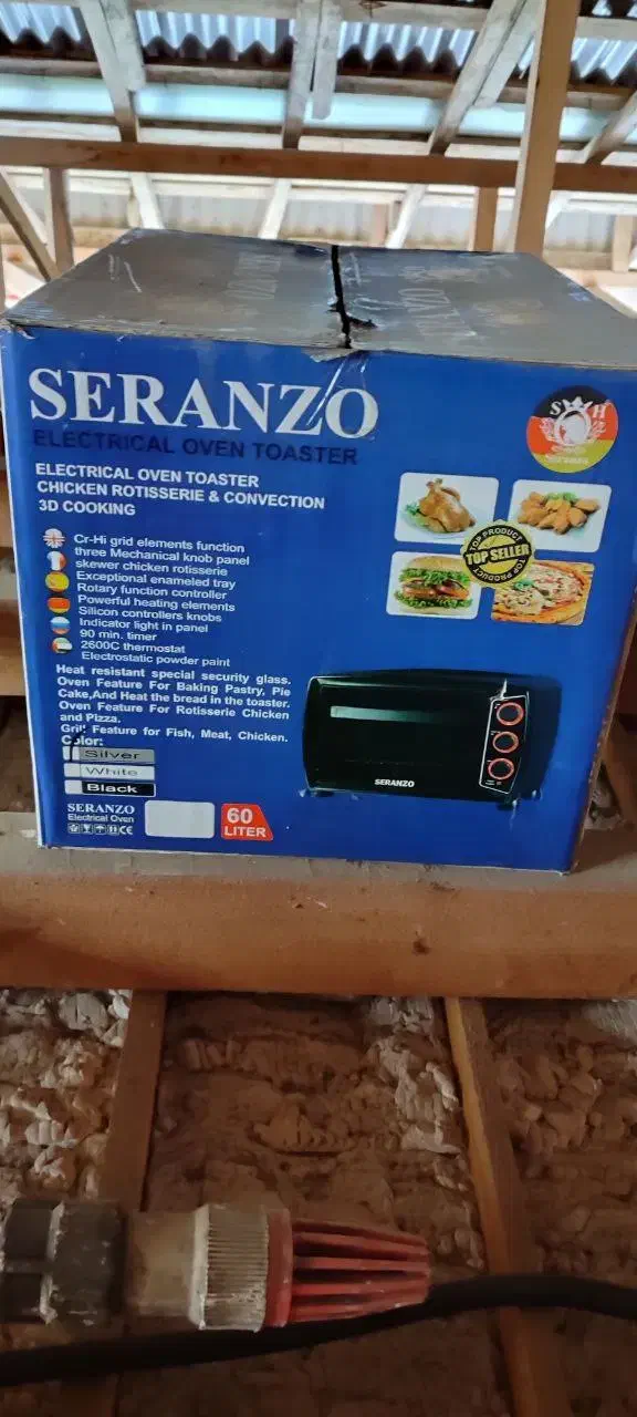 توستر ۶۰ لیتری seranzo|اجاق گاز و لوازم برقی پخت‌وپز|رشت, سعدی (تختی)|دیوار