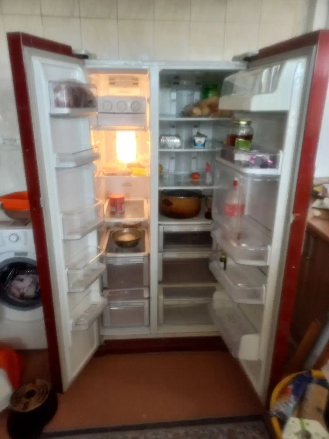 یخچال سای بای ساید زیپل|یخچال و فریزر|لردگان, |دیوار