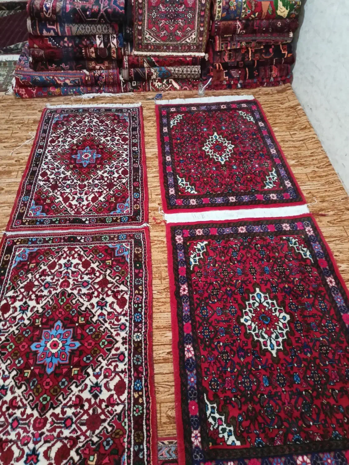 فرش دستبافت زرع و نیم 100در 150|فرش|تهران, نظامی گنجوی (توانیر)|دیوار