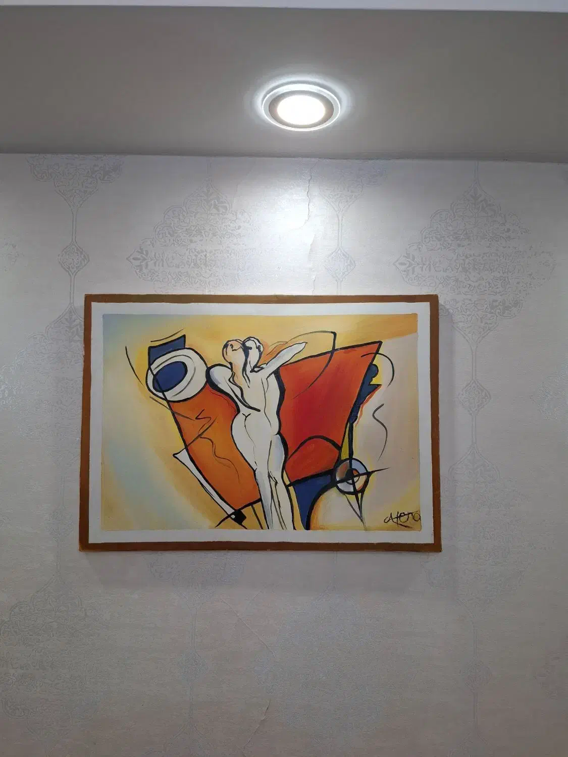 تابلو رنگ روغن(آرامش هنر) پرطرفدار|تابلو، نقاشی، عکس|اراک, |دیوار