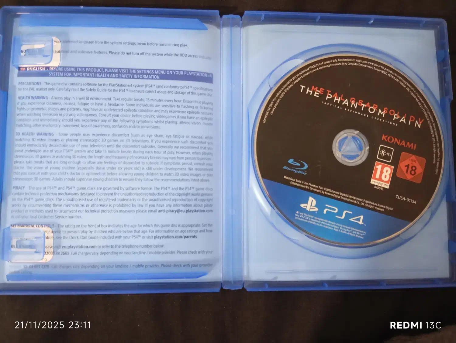 metal gear solid v|کنسول، بازی ویدئویی و آنلاین|اراک, |دیوار