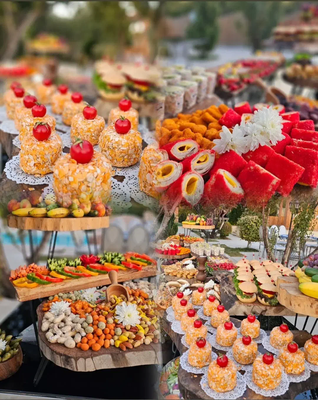 میز فینگر فود شیک+خدمات کامل مهمونی راحت و خاص|خدمات پذیرایی، مراسم|شهریار, شهریار|دیوار