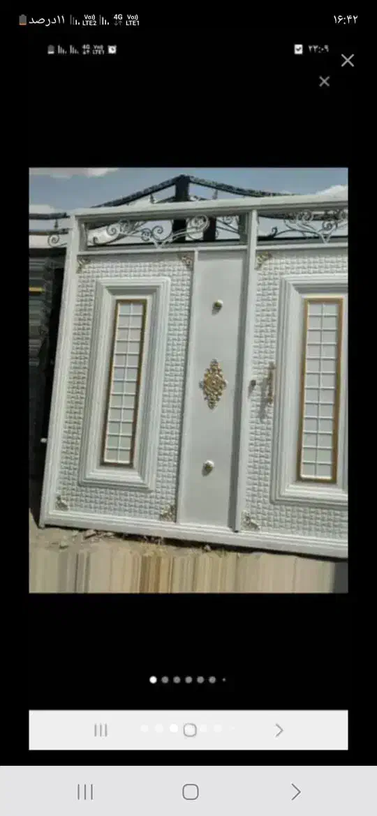 درب حیاط دولنگه سه لنگه موجود هست|مصالح و تجهیزات ساختمان|اهواز, شریعتی جنوبی|دیوار