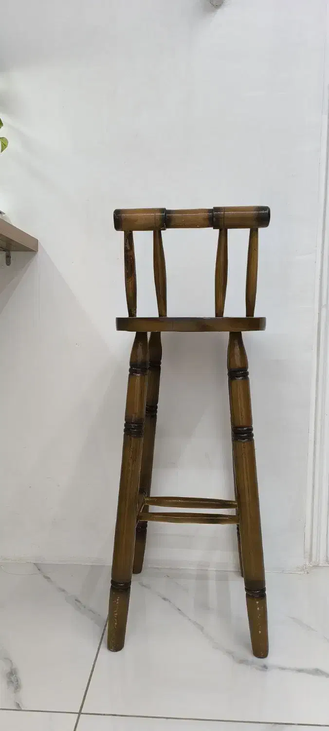 صندلی بلند چوب گردو|میز و صندلی غذاخوری|کرمانشاه, |دیوار