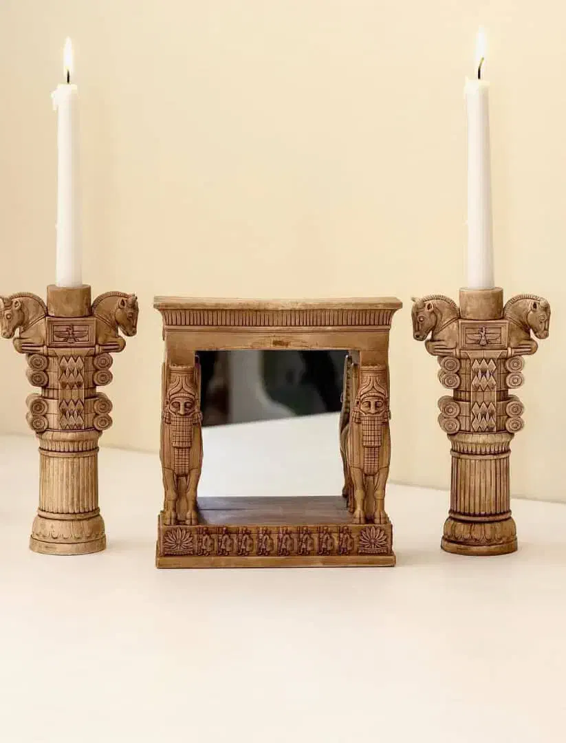 هفت سین هخامنش به صورت عمده وتک|مجسمه، تندیس، ماکت|شیراز, آزادگان|دیوار