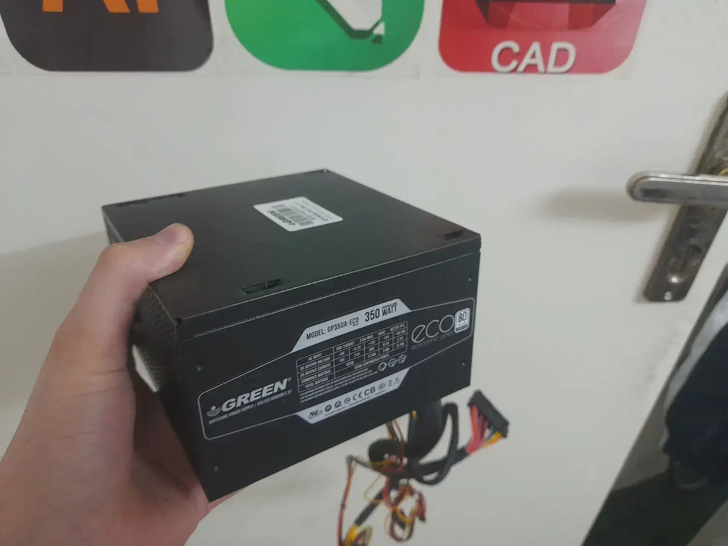 پاور GREEN 350W تمیز قیمت عالی|قطعات و لوازم جانبی رایانه|مشهد, شهید مطهری|دیوار