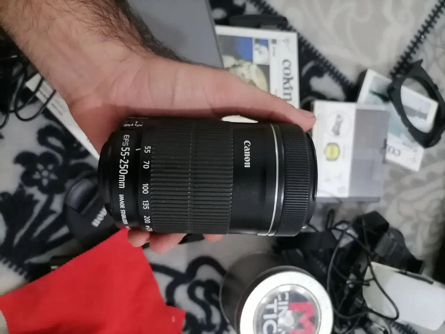 لنز دوربین کانن EF-S 55-250mm|دوربین عکاسی و فیلمبرداری|خرمآباد, |دیوار