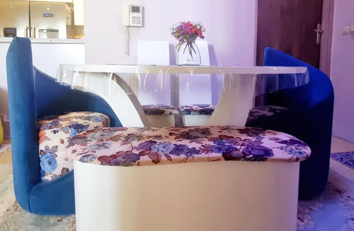 میز ناهارخوری ۶ نفره|میز و صندلی غذاخوری|الیگودرز, |دیوار