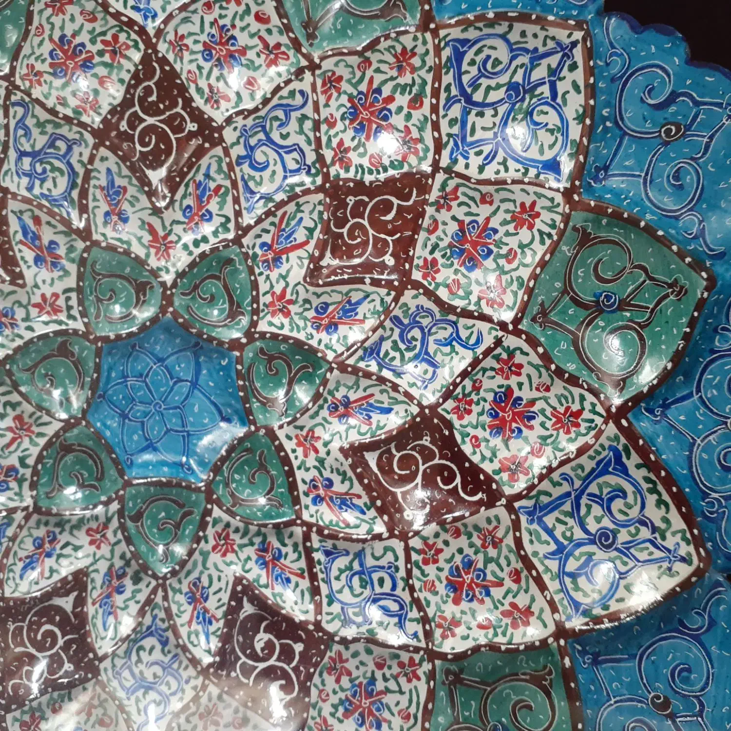 تزئینی بشقاب میناکاری|صنایع دستی و سایر لوازم تزئینی|تهران, شهرک چیتگر|دیوار