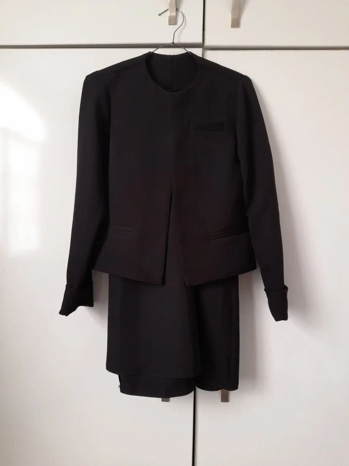 کت و دامن مشکی نو نو مجلسی مانتو لباس شب یلدا|لباس|قم, صفائیه|دیوار