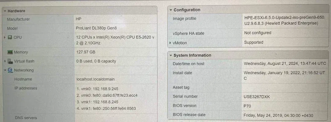 سرور hp dl380p gen8|قطعات و لوازم جانبی رایانه|تهران, فردوس|دیوار