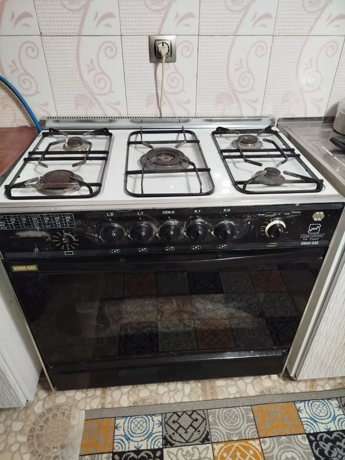 گاز فر ایمان گاز|اجاق گاز و لوازم برقی پختوپز|خرمآباد, |دیوار