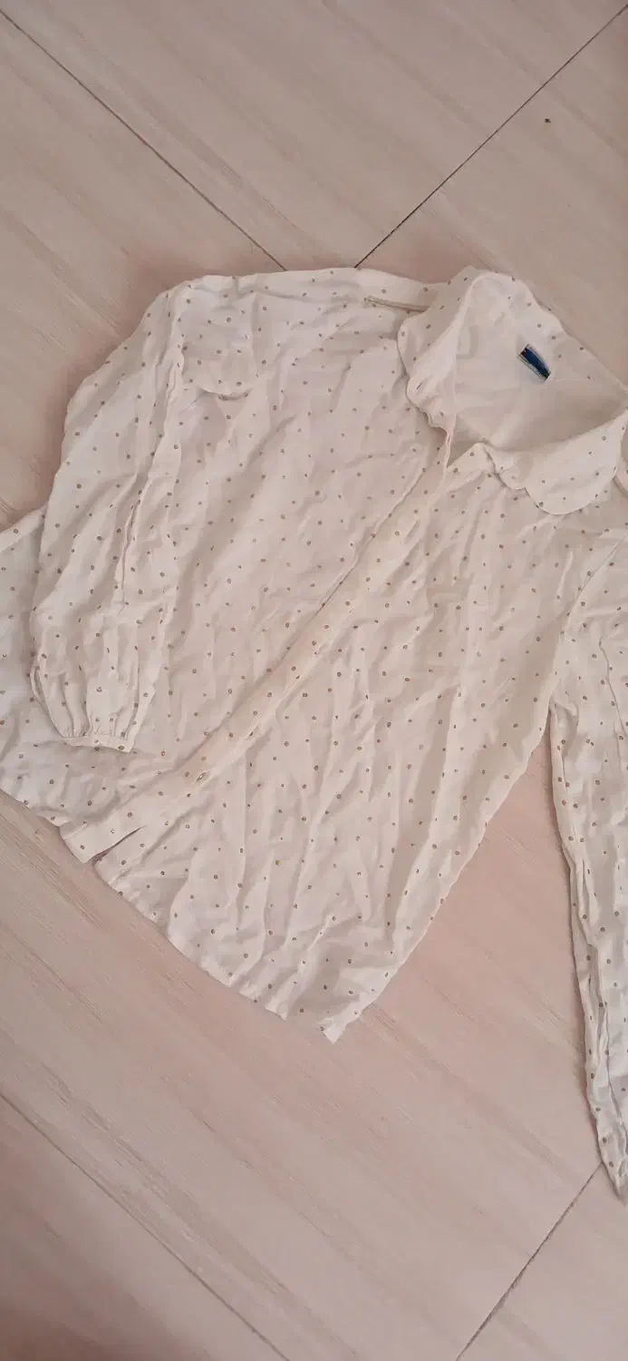 کراپ آستین بلند وشومیز تا۱۳سال|لباس|مشکیندشت, |دیوار