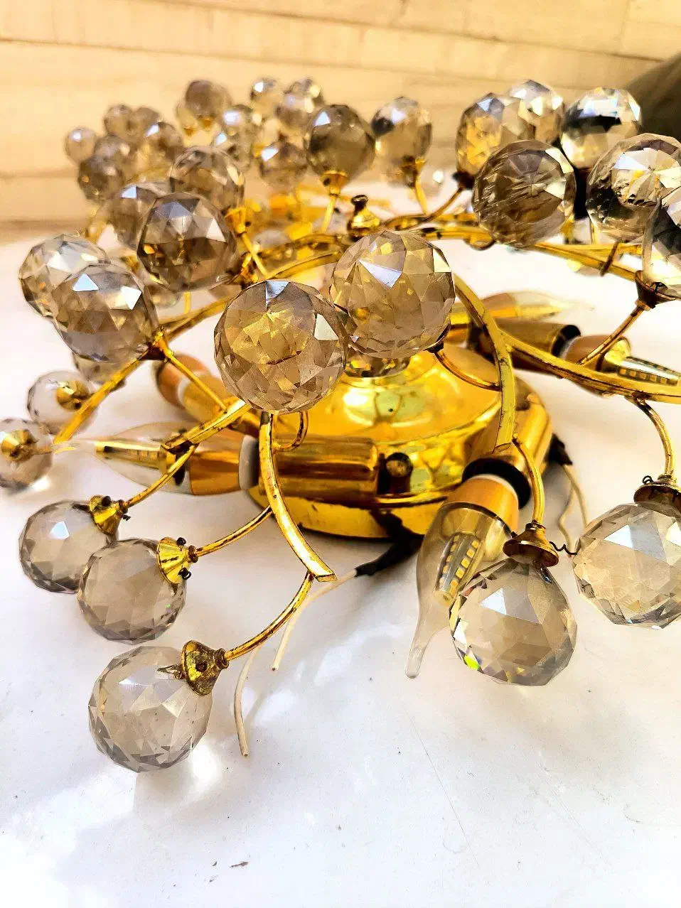 لوستر دکوری برنجی باکیفیت|لوستر و چراغ آویز|اصفهان, امامزاده اسماعیل|دیوار