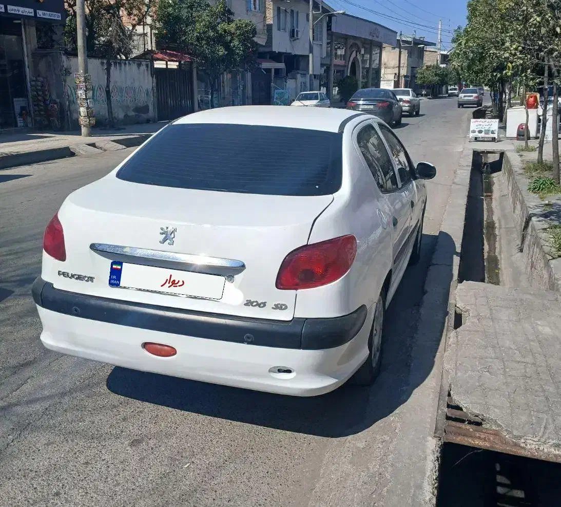 206 اس دی V8 مدل ۹۳|خودرو سواری و وانت|ساری, |دیوار