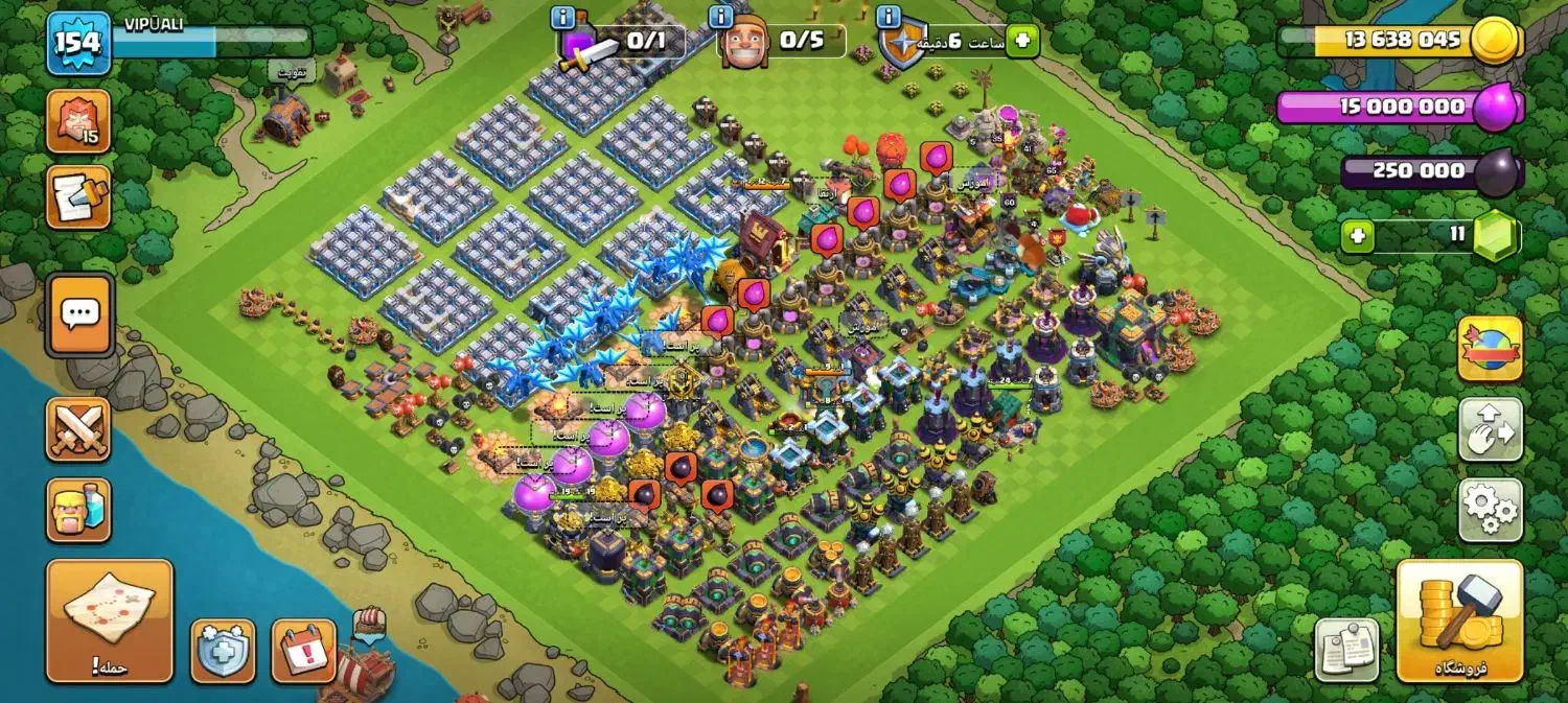 اکانت کلش|کنسول، بازی ویدئویی و آنلاین|پیرانشهر, |دیوار