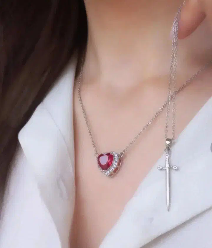 گردنبند ست شمشیر و قلب|بدلیجات|بندرعباس, |دیوار