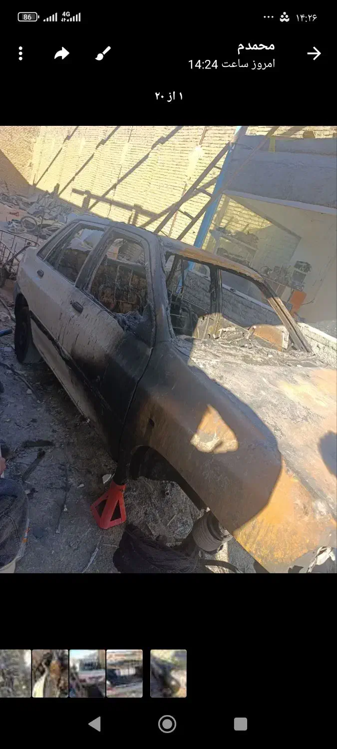 پراید سوخته|خودرو سواری و وانت|سبزوار, اسلام آباد|دیوار