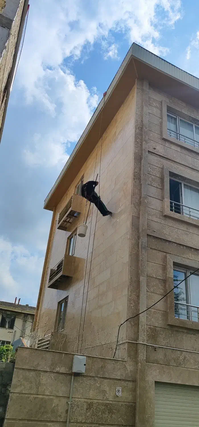 نصب حلب ضد شوره سنگ نما نم نما و درزگیری راپل|خدمات پیشه و مهارت|بندر انزلی, شیلات|دیوار