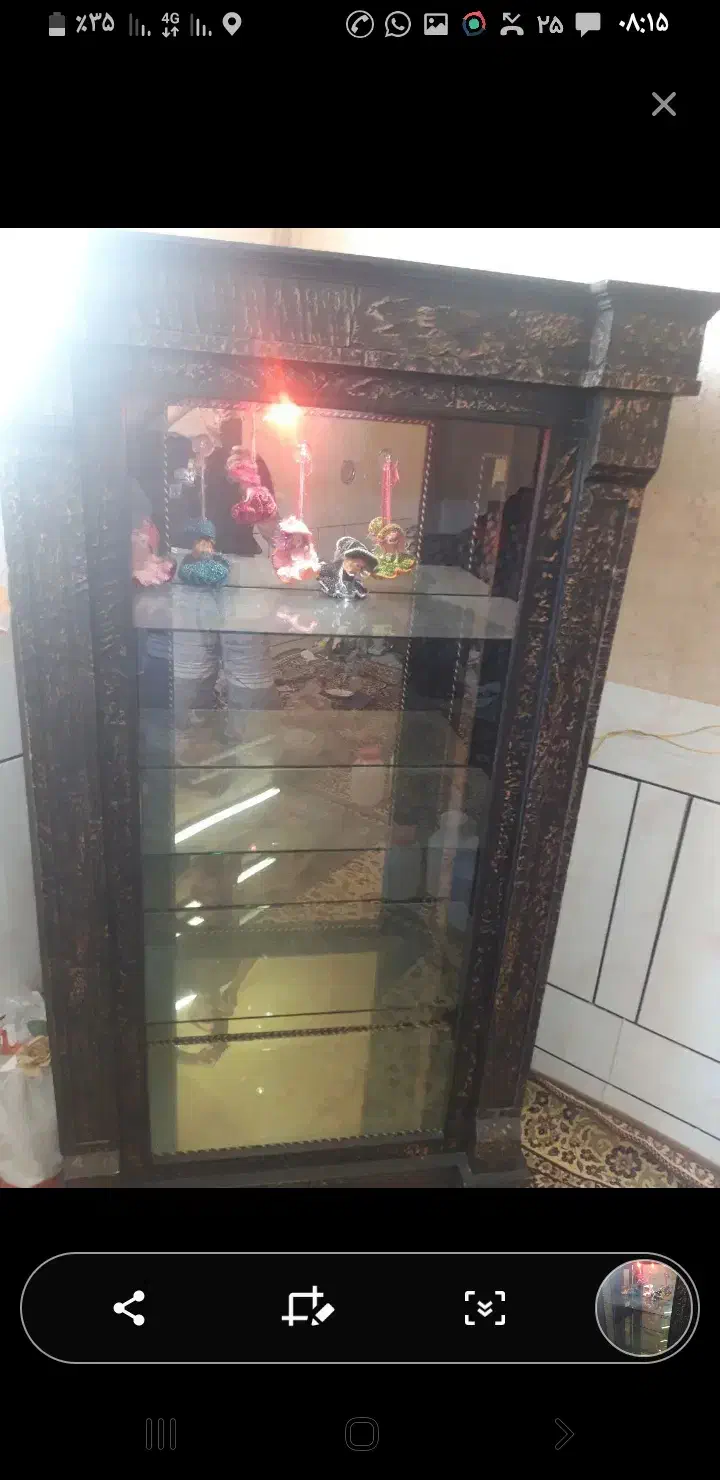 ویترین چوبی|بوفه، ویترین، کنسول|خمینی‌شهر, |دیوار