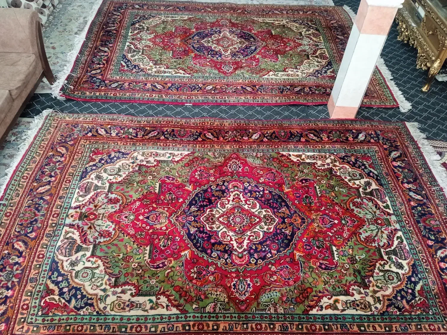 فرش دستبافت ۶ متری جفت|فرش|قم, شاه ابراهیم|دیوار