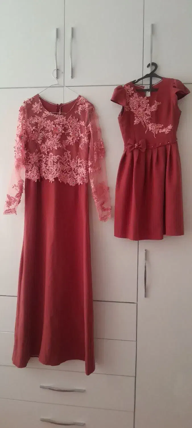 ست مادر دختری|لباس|میانه, |دیوار