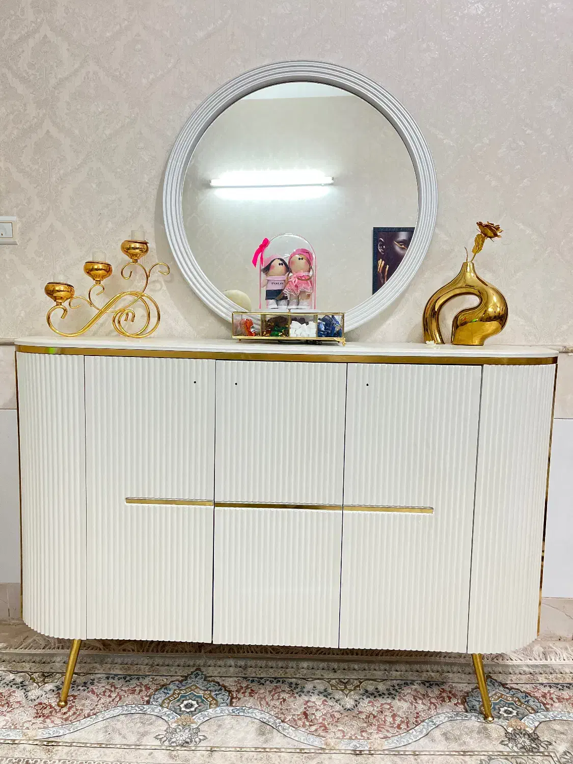 آیینه و کنسول|بوفه، ویترین، کنسول|قم, سراجه (۱۵ خرداد)|دیوار