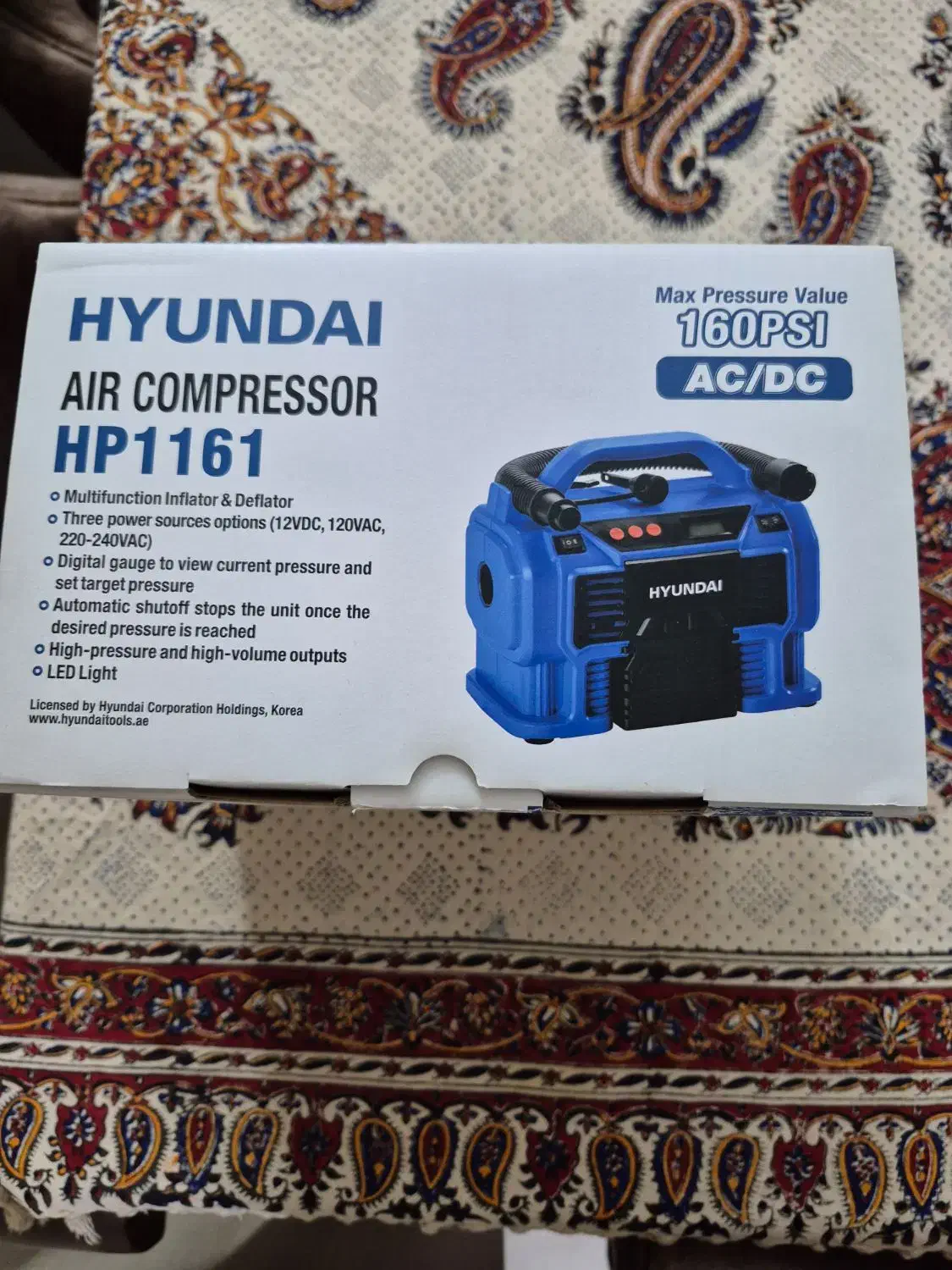 مینی کمپرسور فندکی و برقی هیوندا|قطعات یدکی و لوازم جانبی|تهران, افسریه شمالی|دیوار