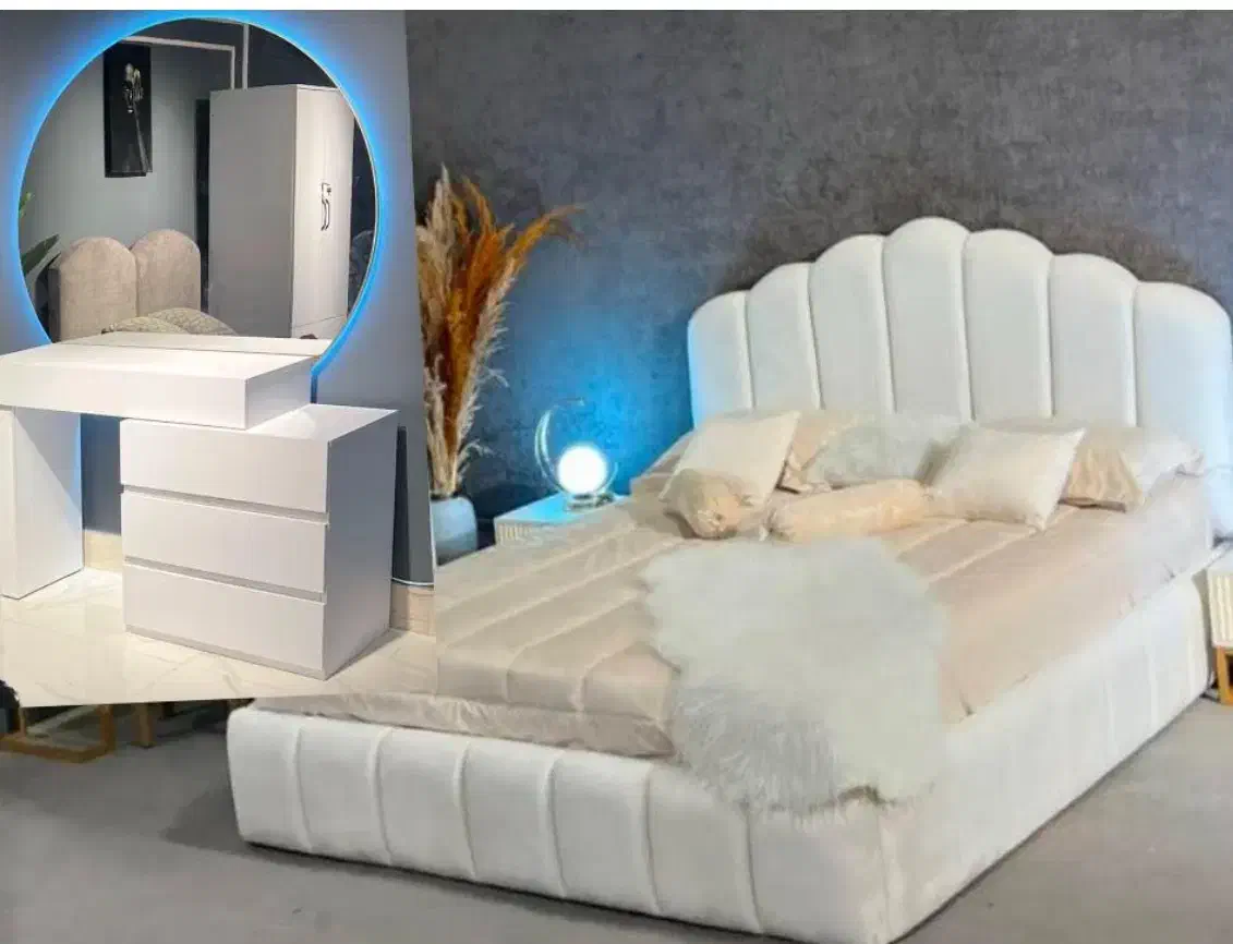 سرویس تخت خواب ۲ نفره چستر لمسه تختخواب تشک مدل۱۱۲|تخت و سرویس خواب|شیراز, عادل آباد|دیوار