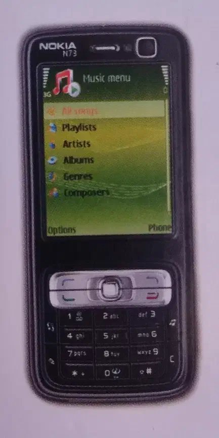 موبایل نوکیا اصل N 73 درحد نو موزیکال سالم با قوطی|موبایل|تبریز, |دیوار