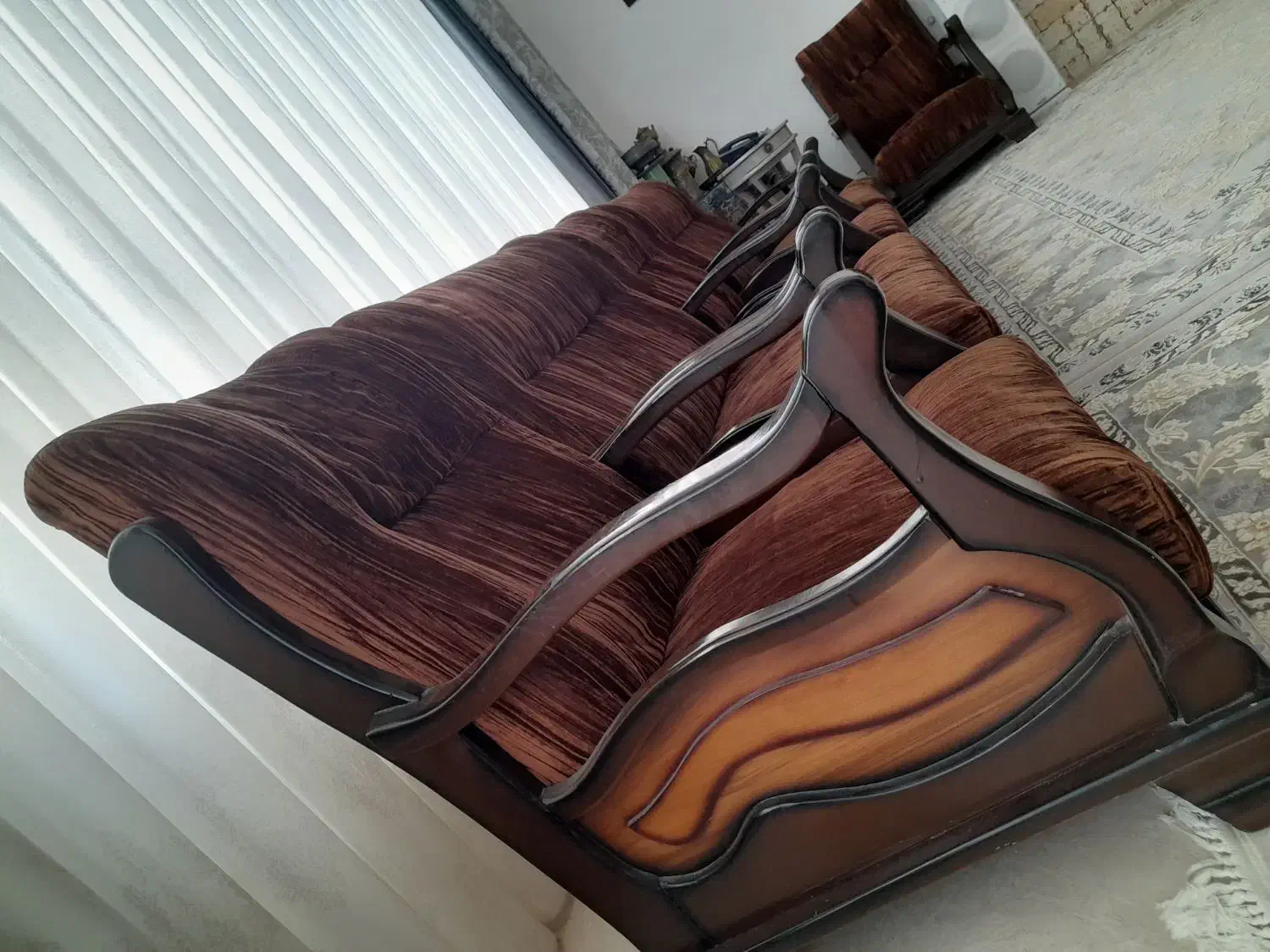 مبل راحتی نیمه استیل|مبلمان خانگی و میز عسلی|فردوس (خراسان), |دیوار