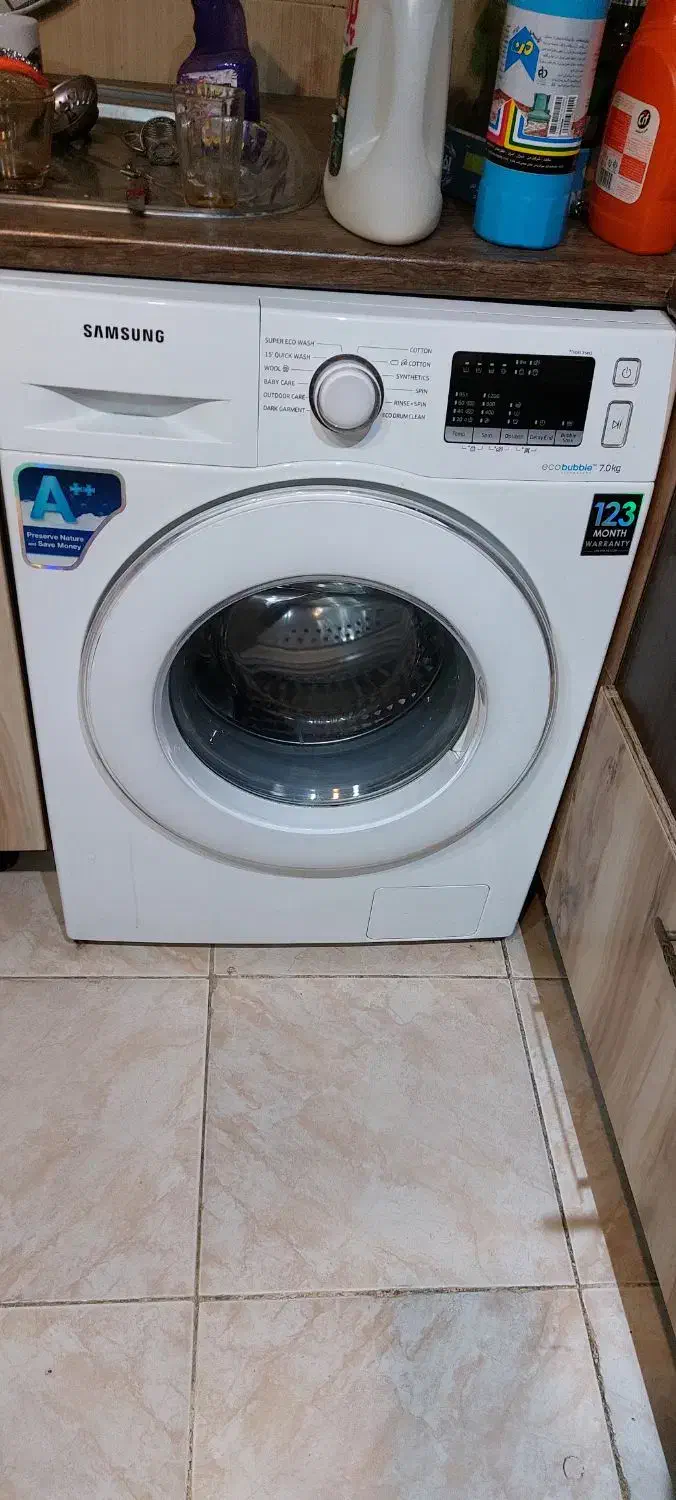 لباسشویی ۷کیلو سامسونگ اورجینال|ماشین لباسشویی و خشک‌کن لباس|ابهر, |دیوار