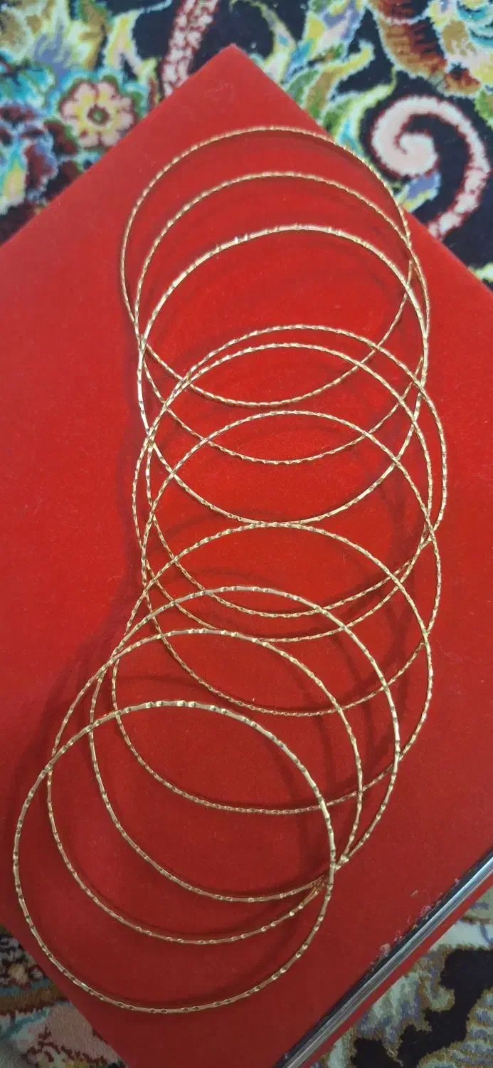 النگو مفتولی سایز۲ نیاز به پول تکی هم میدم.|جواهرات|کرمان, |دیوار