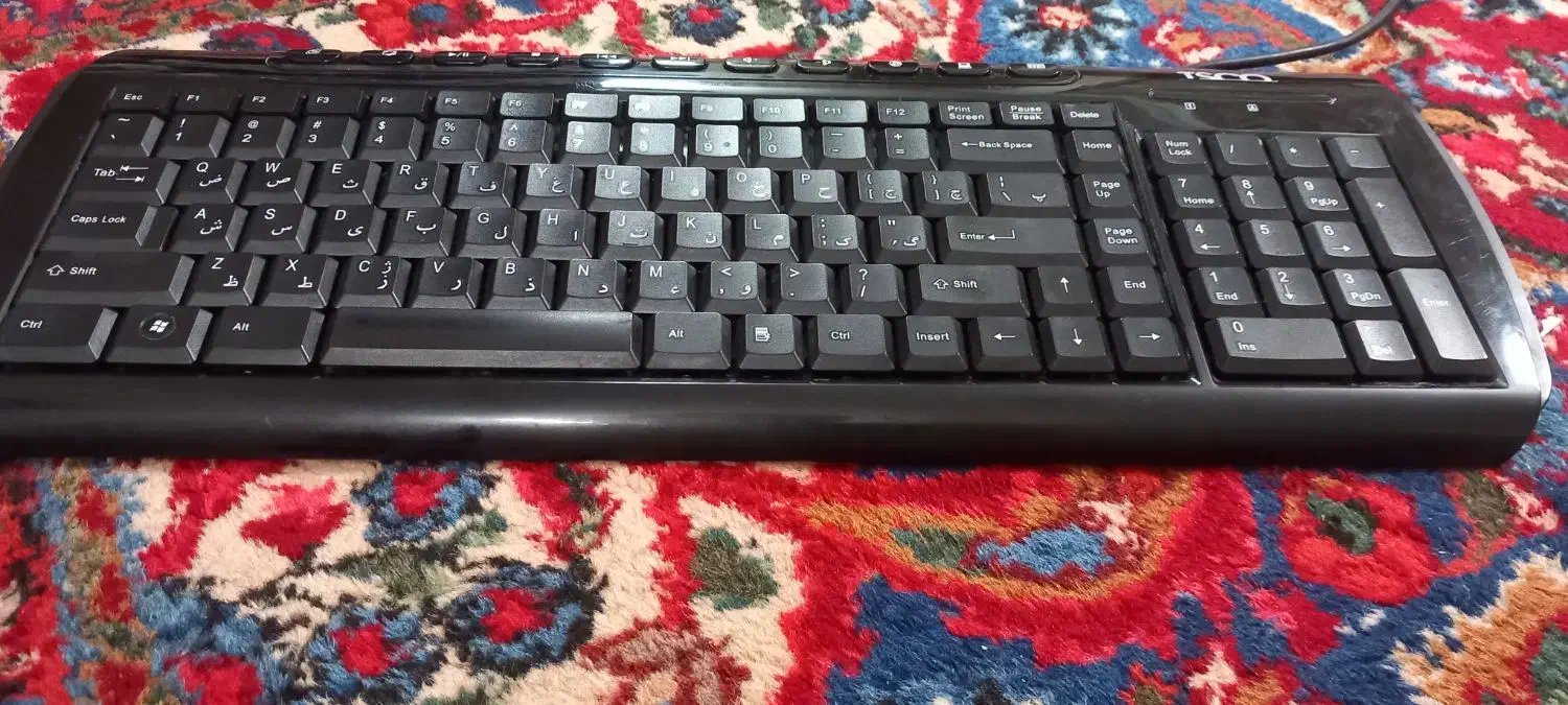 کیبورد تسکو اصل قدیمی با کارتن مدل TK 8150|قطعات و لوازم جانبی رایانه|مشهد, تربیت (صدف)|دیوار