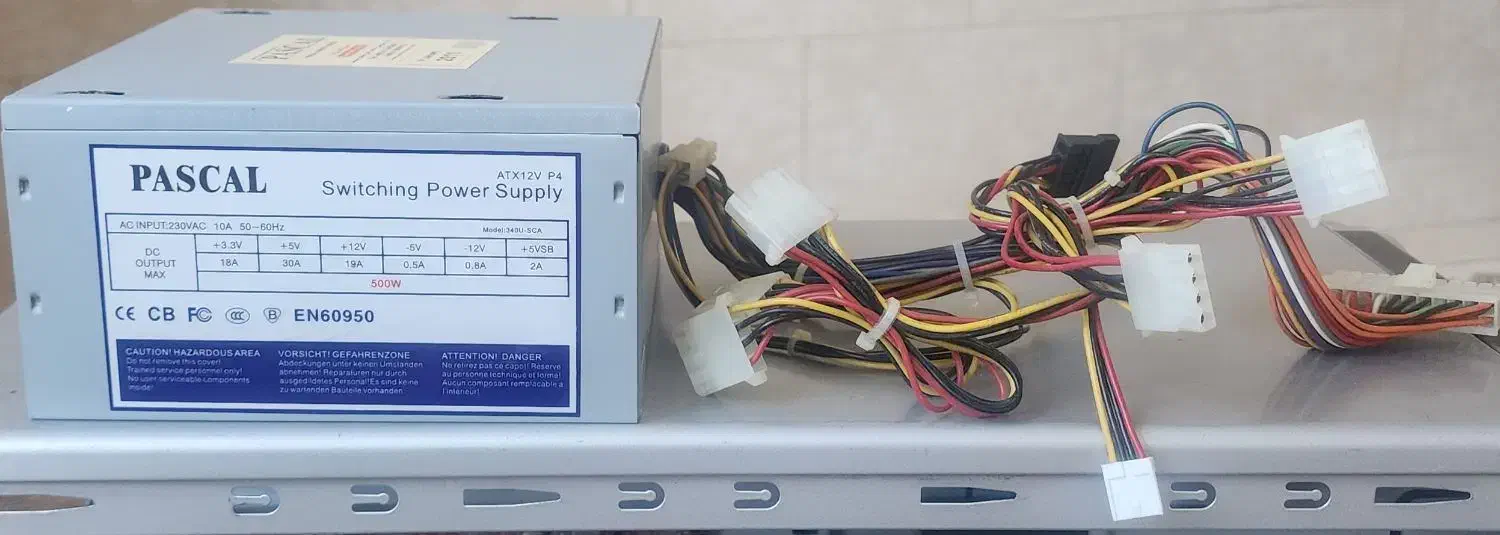 پاور کامپیوتر+ DVDرایتر+کیس خالی|قطعات و لوازم جانبی رایانه|اراک, |دیوار