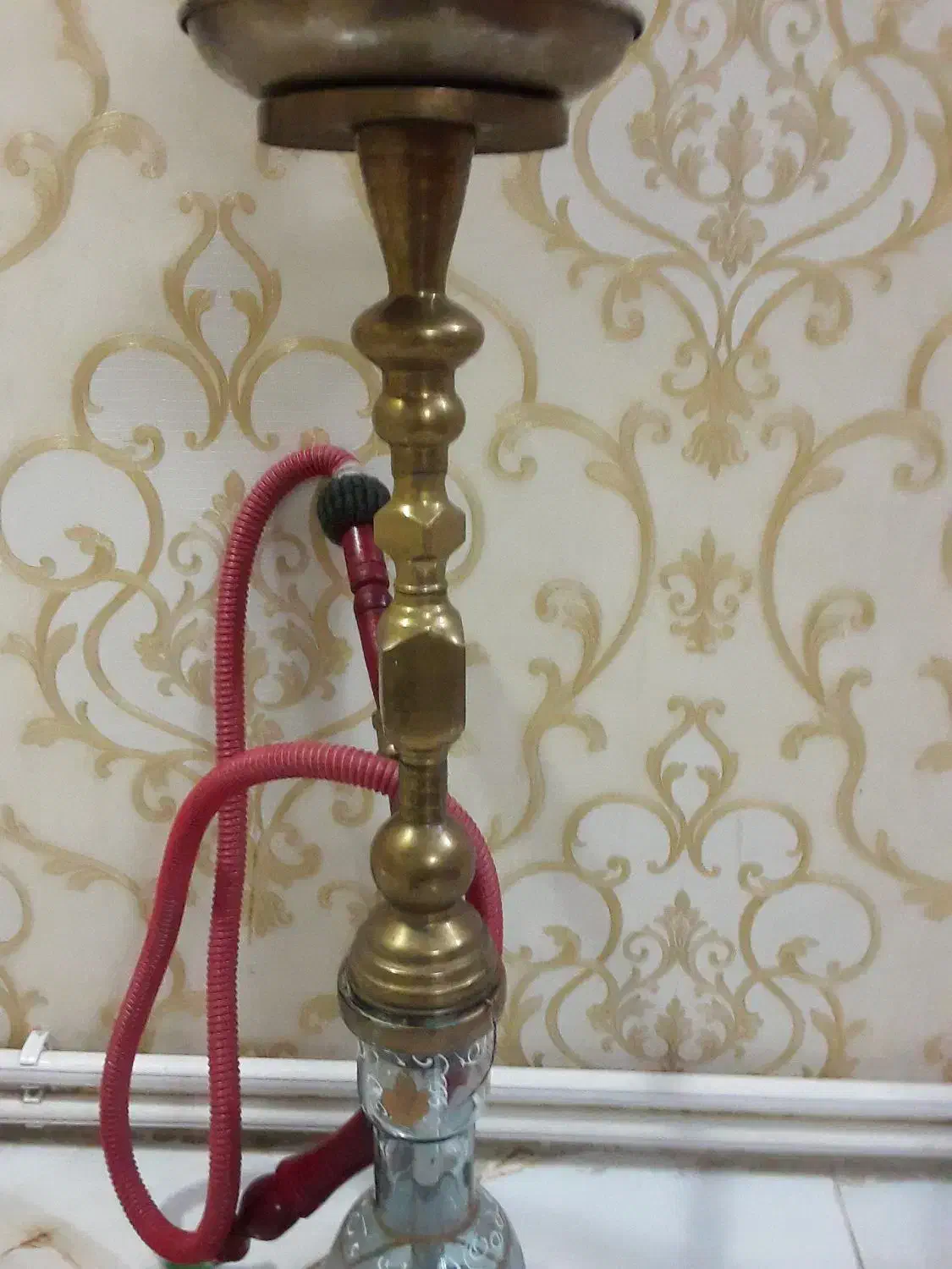 قلیان بزرگ برنزی تو پر|زیورآلات و اکسسوری|مرند, |دیوار