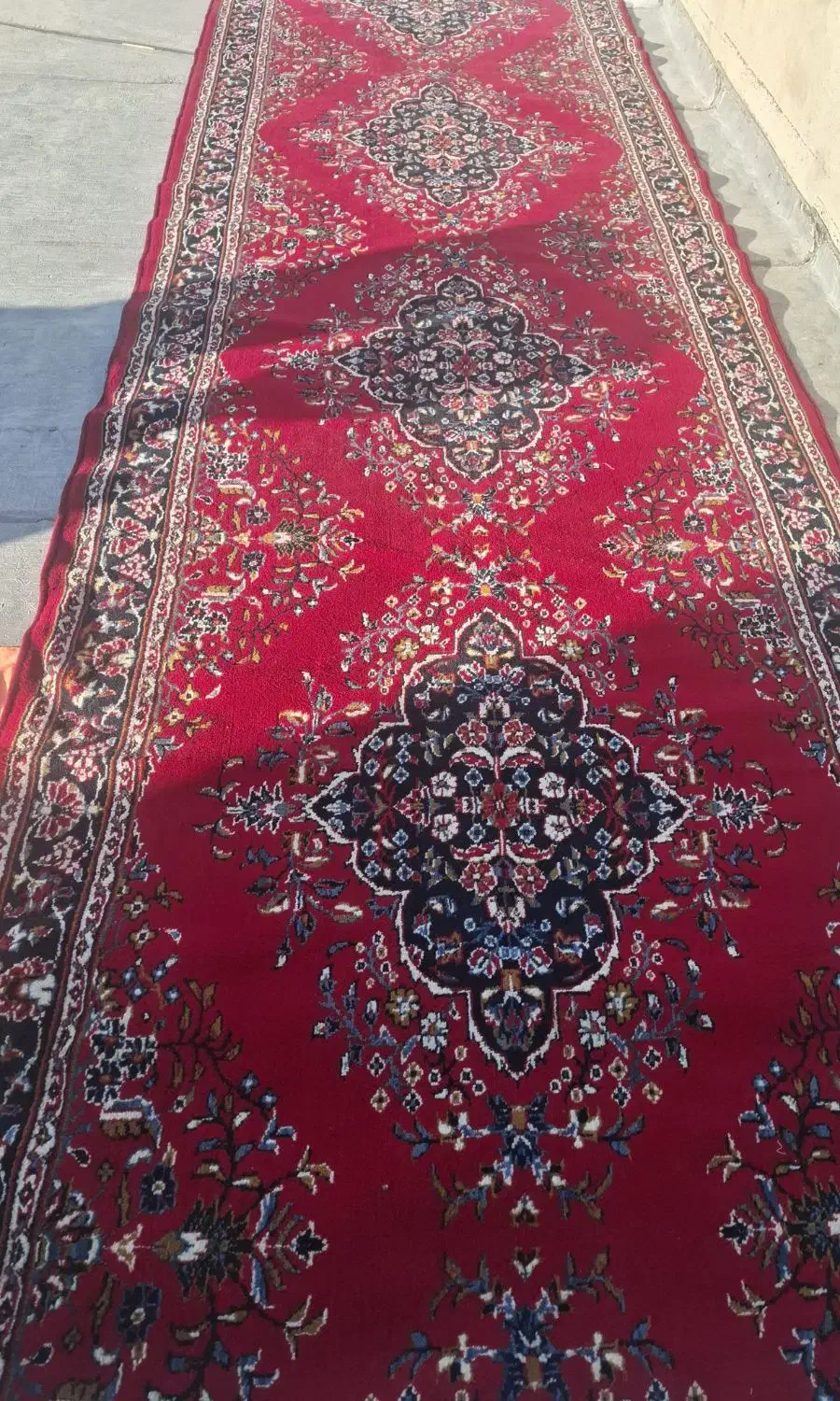 کنارفرشی تمام نخ ۱۴۰در۴ فرش ۱۲متری تمام نخ|فرش|مرودشت, ابوذر جنوبی|دیوار