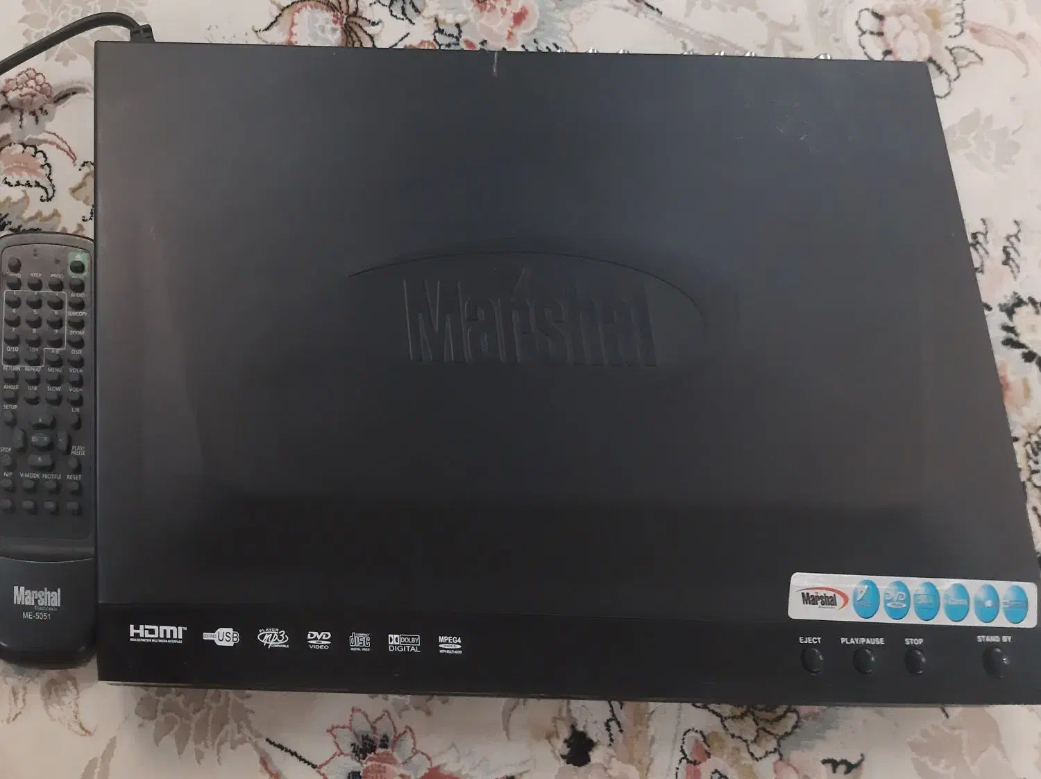 DVD مدل Marshal|پخشکننده DVD و ویدیو|مشهد, عنصری|دیوار