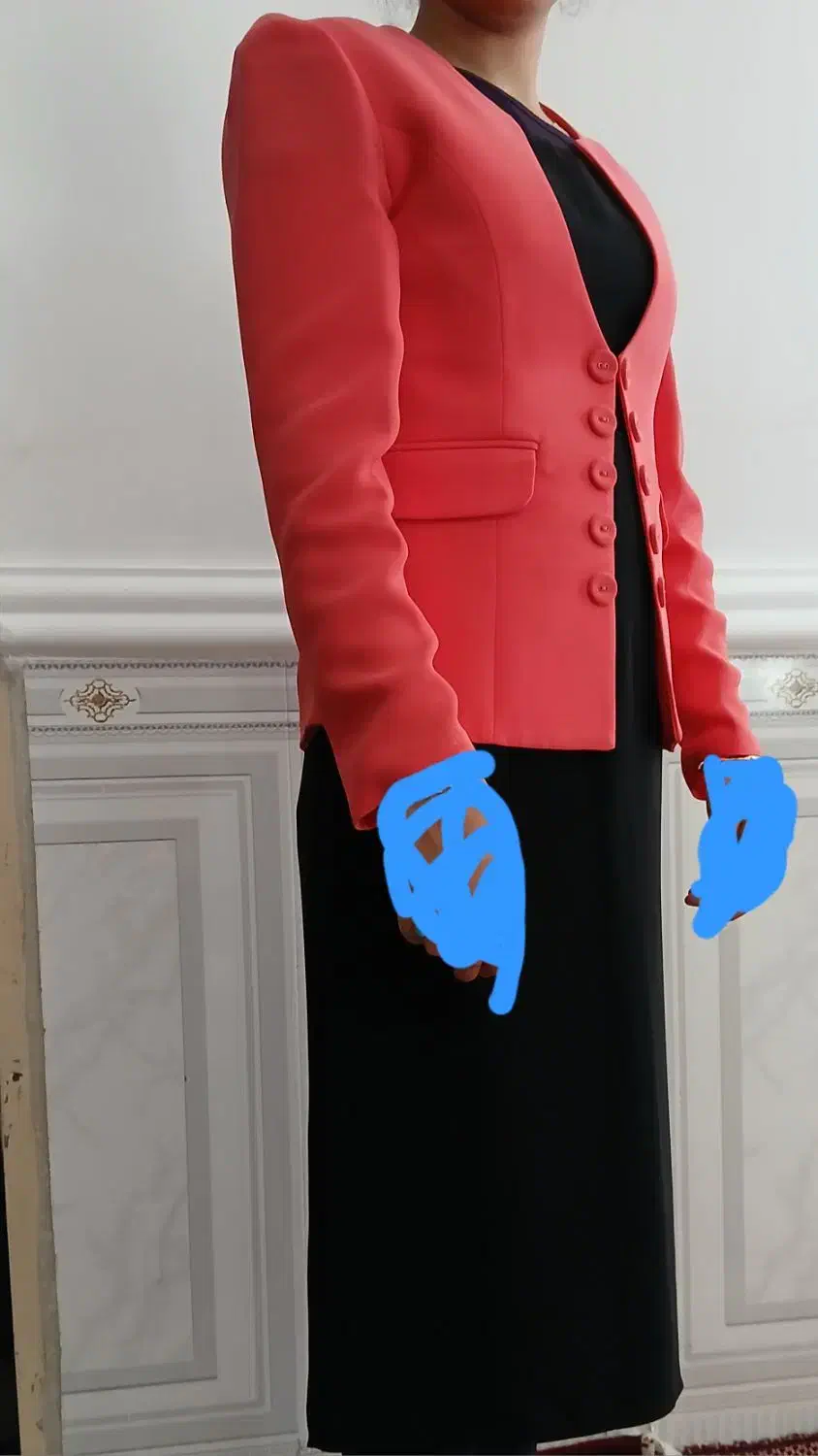 کت وسرافون سایز۳۸ یباربیشترپوشیده نشده|لباس|الشتر, |دیوار