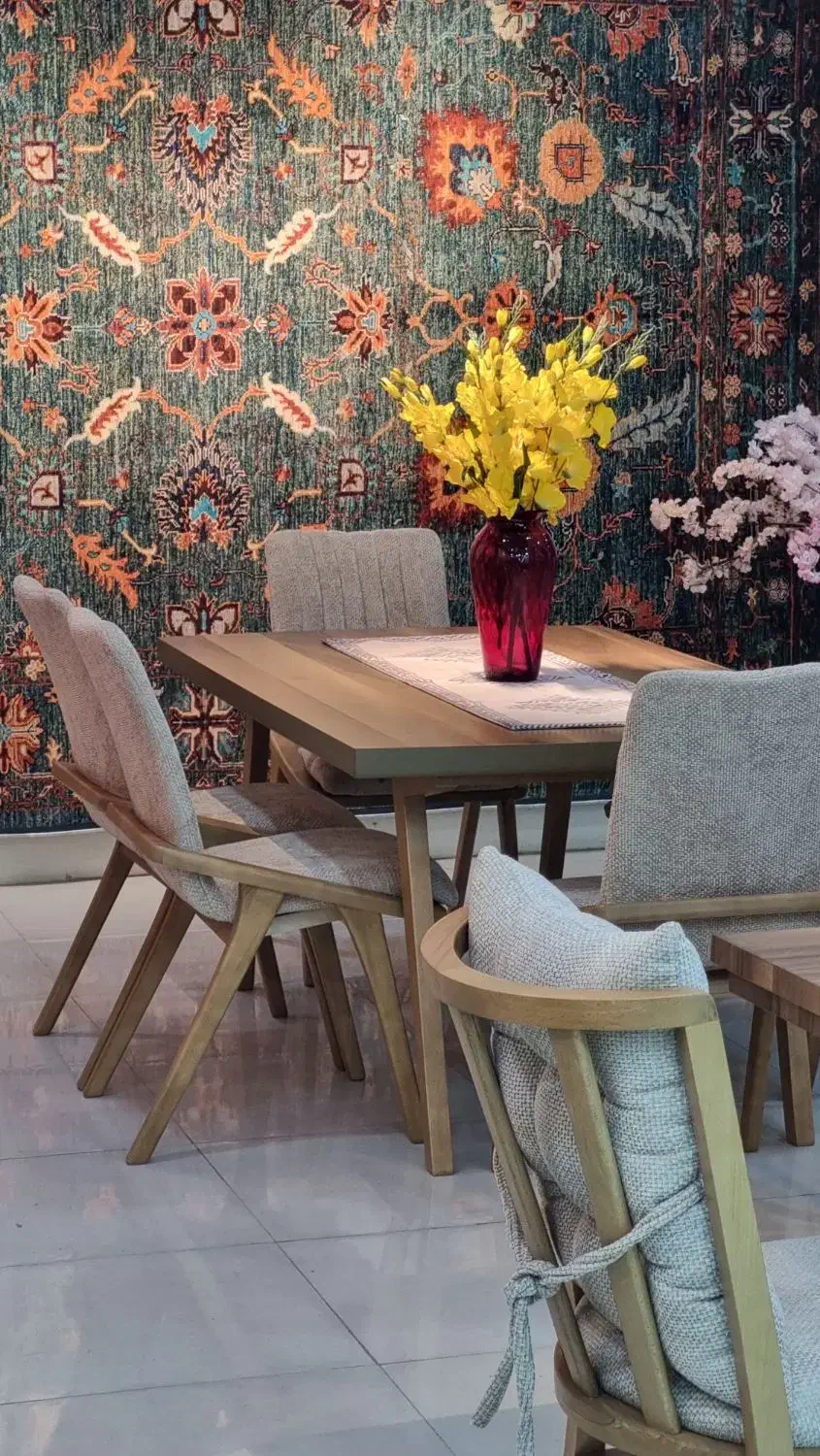 سرویس شش نفره مبله|میز و صندلی غذاخوری|اهواز, گلستان|دیوار