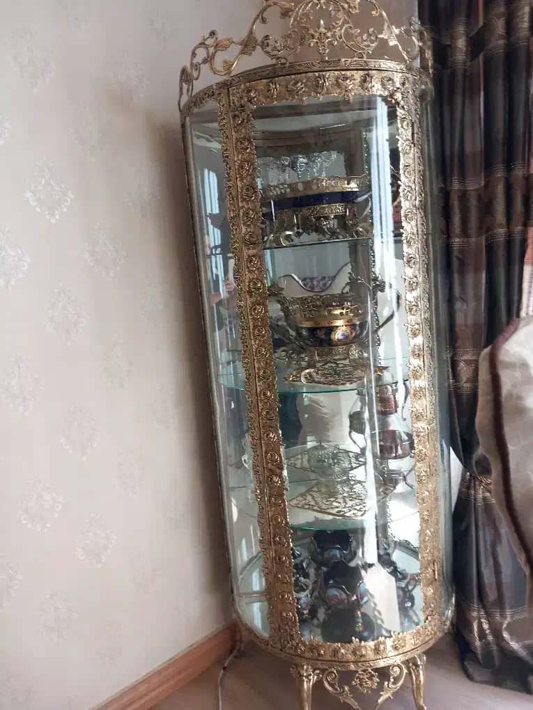 آینه کنسول و بوفه برنزی|بوفه، ویترین، کنسول|تبریز, |دیوار