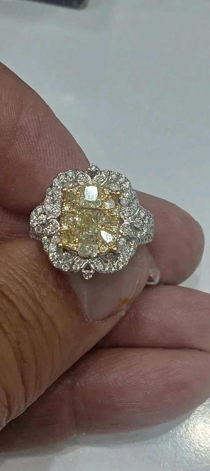 انگشتر جواهر دست دوم فنسی کالر|جواهرات|تهران, کامرانیه|دیوار