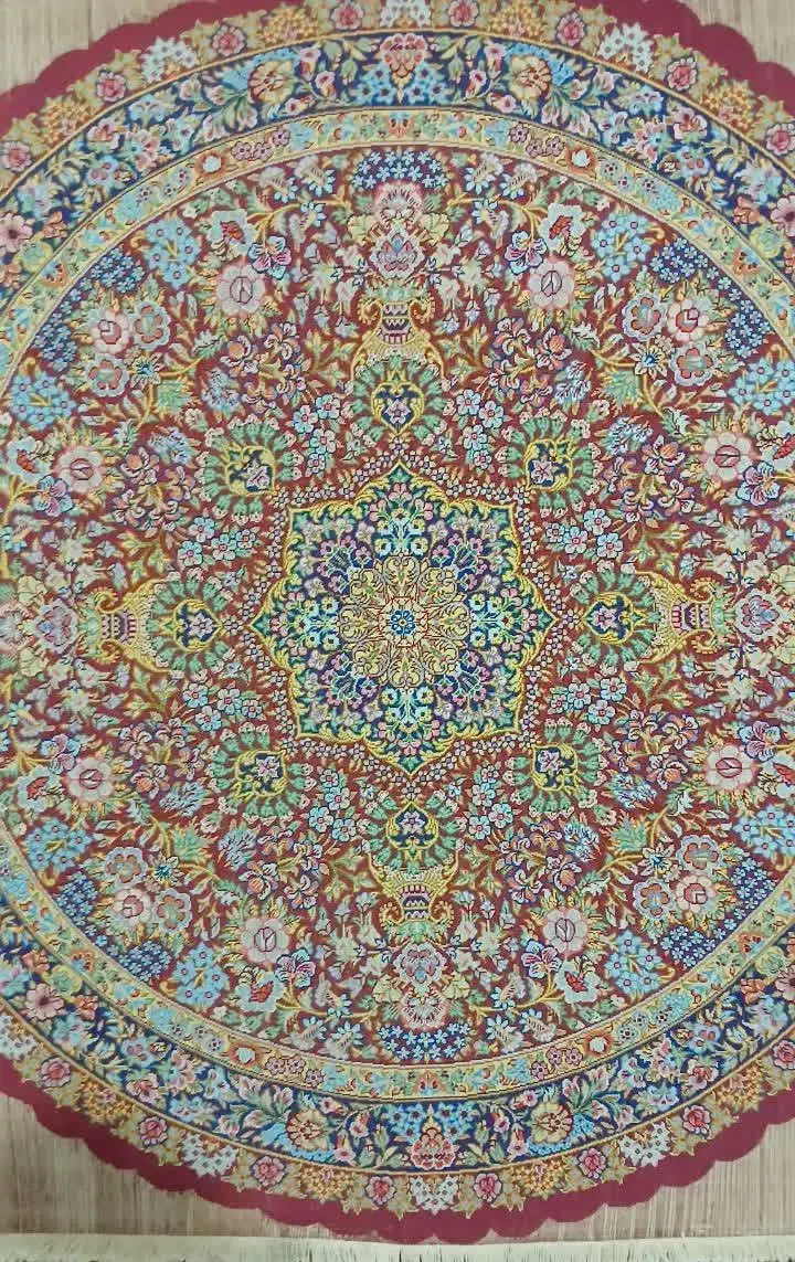 فرس ابریشمی گرد|فرش|زنجان, |دیوار