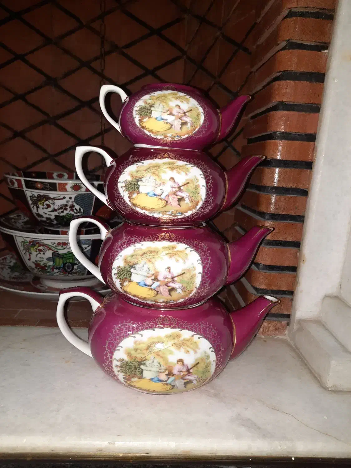 قوری و چای دان و گلاب پاش قدیمی|صنایع دستی و سایر لوازم تزئینی|تهران, سردارجنگل|دیوار