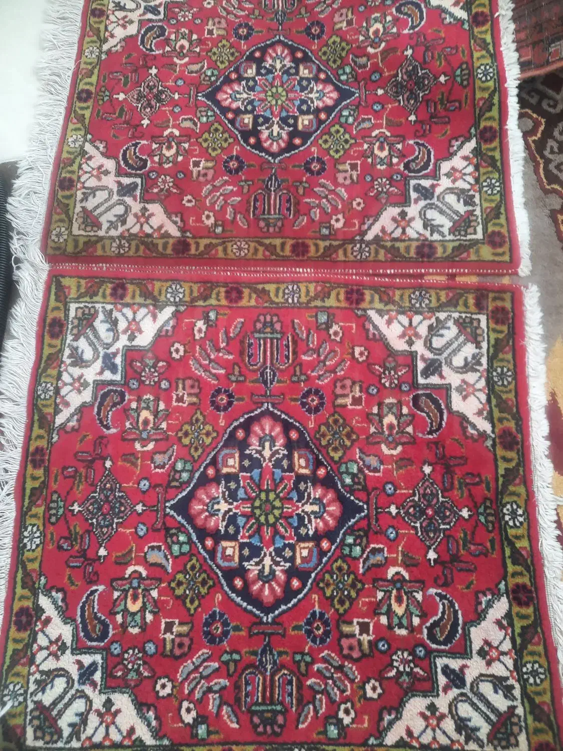 جفت فرش|پشتی|تبریز, |دیوار