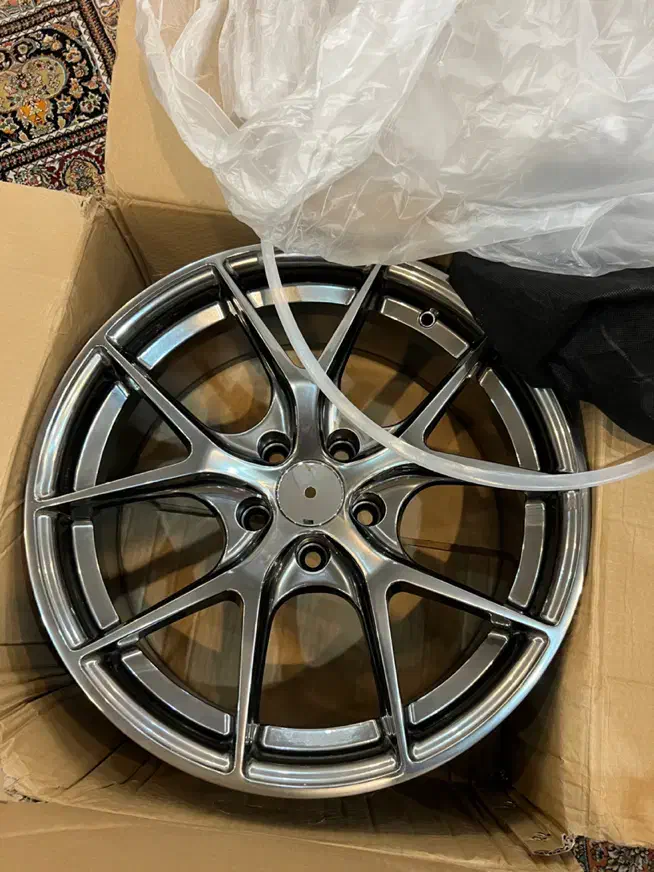 رینگ bbs سایز 17 5پیچ 108 آکبند 2حلقه دودی|قطعات یدکی و لوازم جانبی|تهران, بروجردی|دیوار